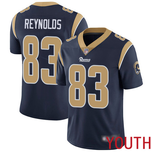 Los Angeles Rams Limited Navy Blue Youth Josh Reynolds Home Jersey NFL Football #83 Vapor Untouchable